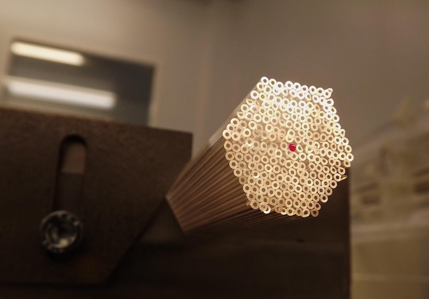 The Preform from Which Photonic Crystal Fiber is Drawn