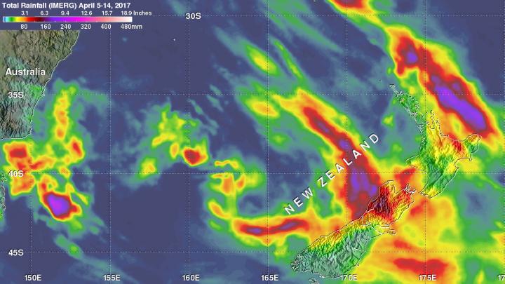 IMERG Rainfall from Cook and Debbie