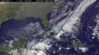 GOES-13 Satellite Sees Birth of Tropical Storm Rina