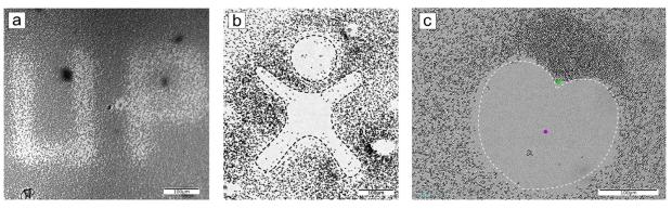 "Drawing" by Laser on Particles Suspension