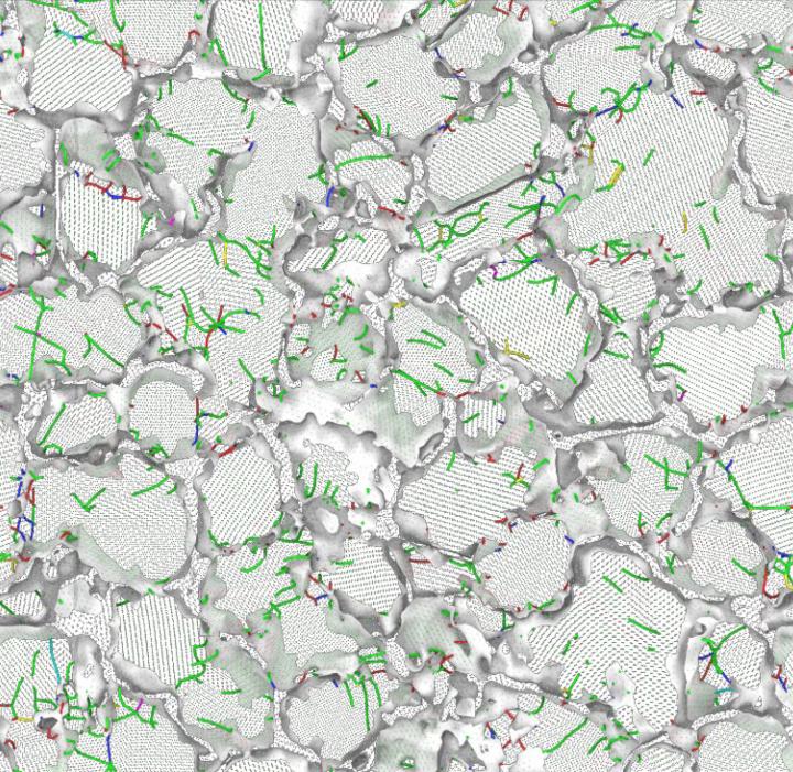 Simulation of Nickel Grains