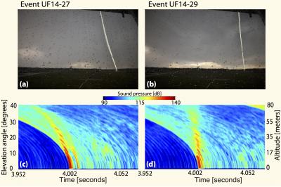 Acoustically Imaged Profiles of Artificially Triggered Lightning