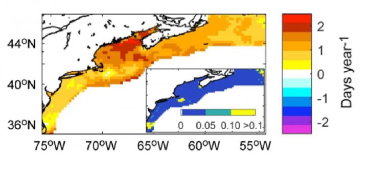 Summer SST Phenology Changes