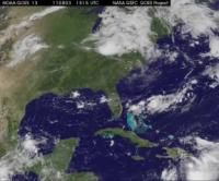 GOES-13 Animation of Tropical Storm Emily's Birth and Morphing
