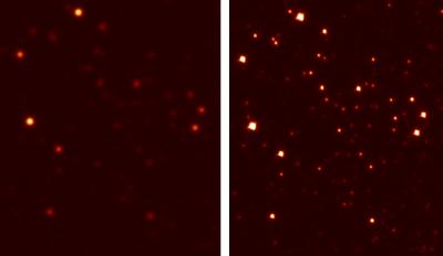 Laser Adaptive Optics On/Off Comparison