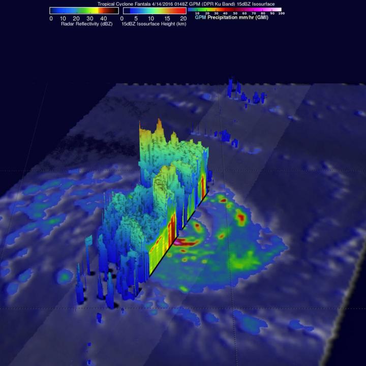 The GPM Satellite Found Heavy Rain in Fantala