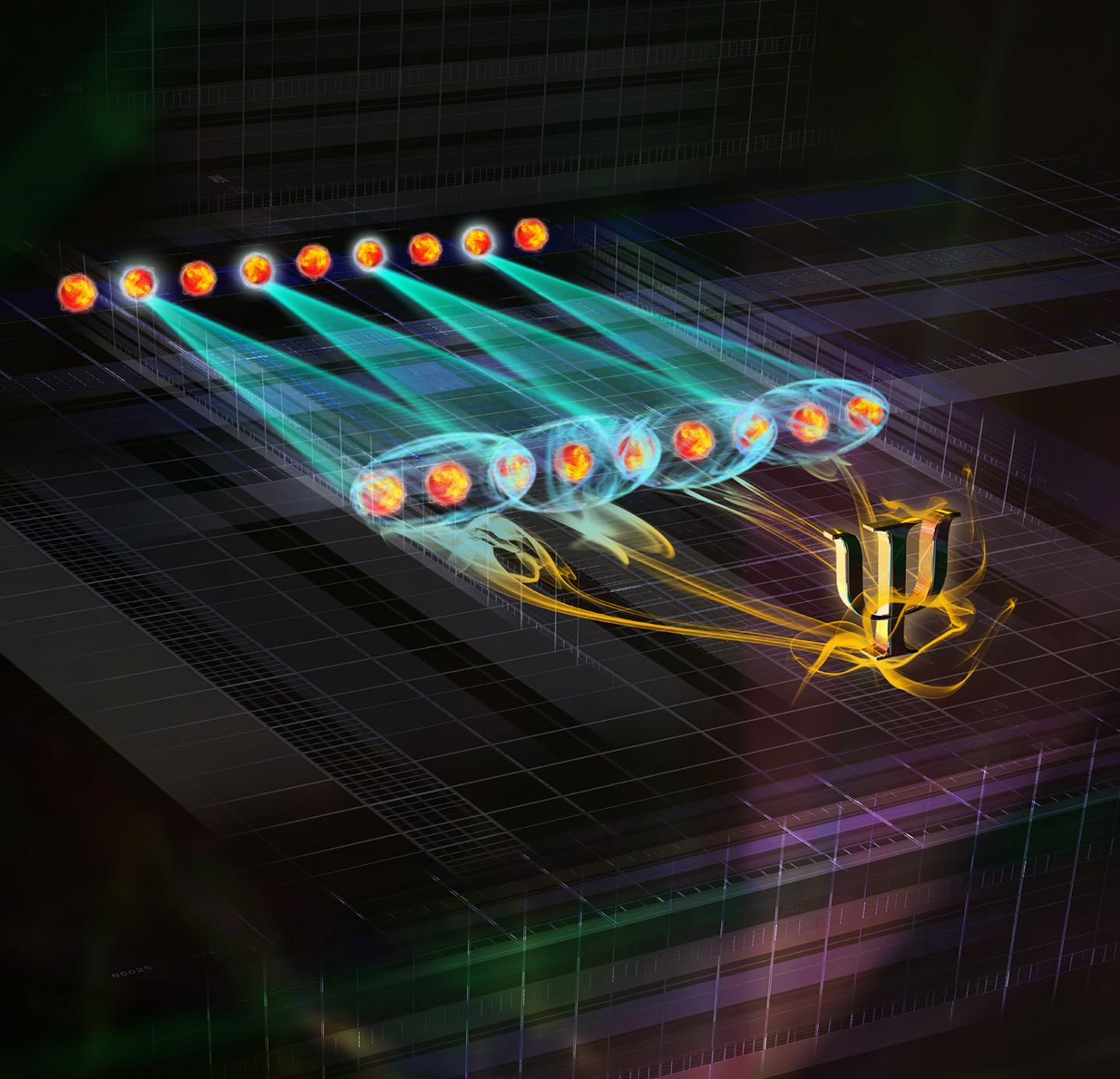 String of Trapped Ions