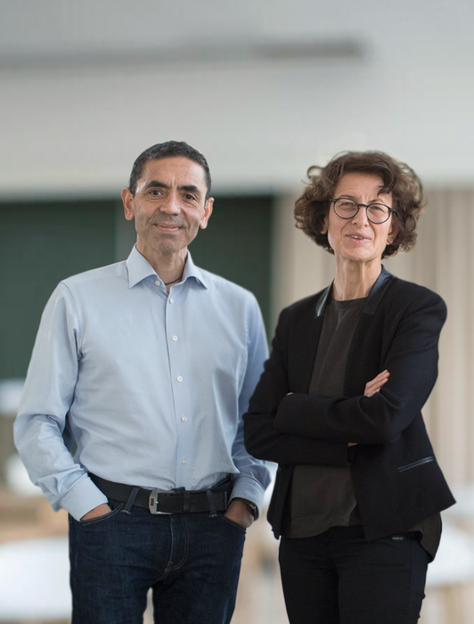 Prof. dr. Ugur Sahin and dr. Özlem Türeci