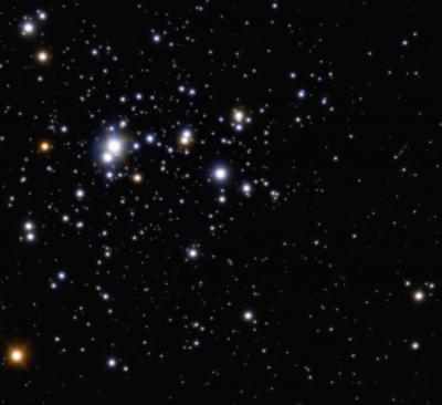 Widest Adaptive Optics View of Open Star Cluster Trumpler 14