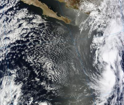 MODIS Sees 90E Near Mexico
