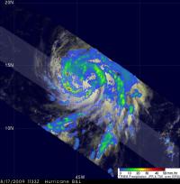 TRMM Captures Bill's Rainfall