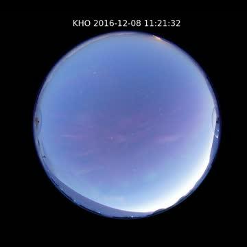 All-Sky View of Daytime Aurora