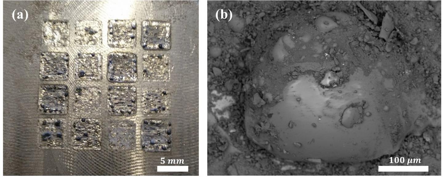 3D printing of regolith simulant