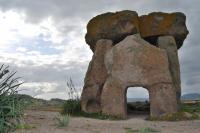 The Dolmen di Sa Coveccada Megalithic Grave, Sardinia