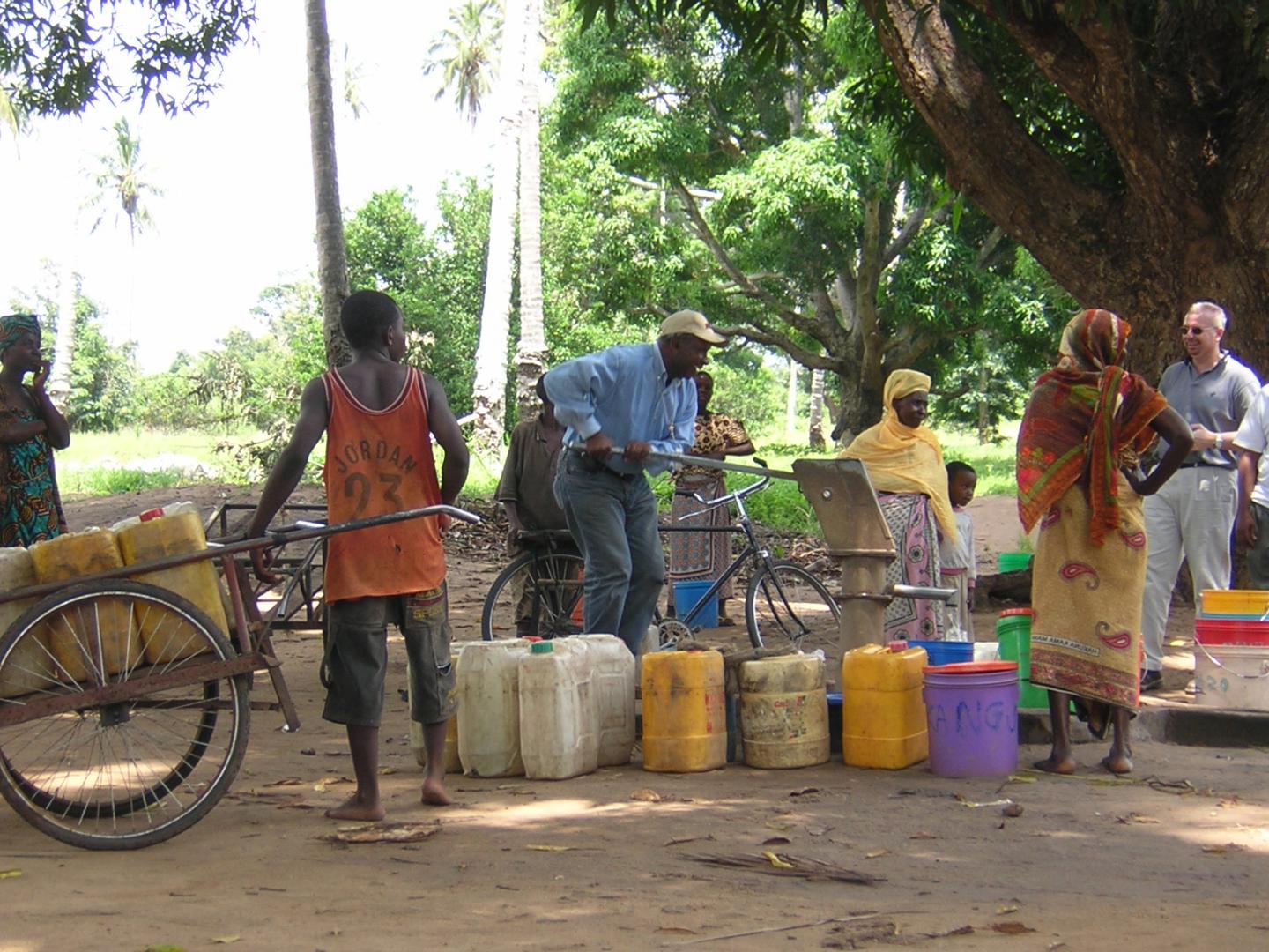 Dr. Michael Sweat in Tanzania for a Previous Initiative