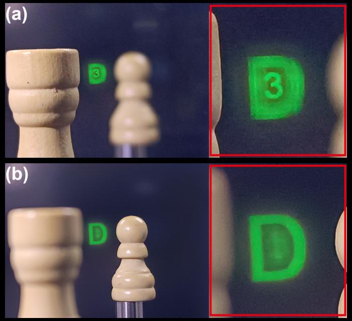 AR display effect of meta-II NED.