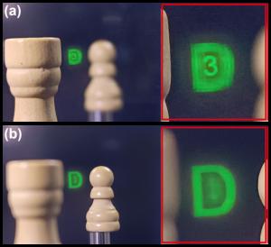 AR display effect of meta-II NED.