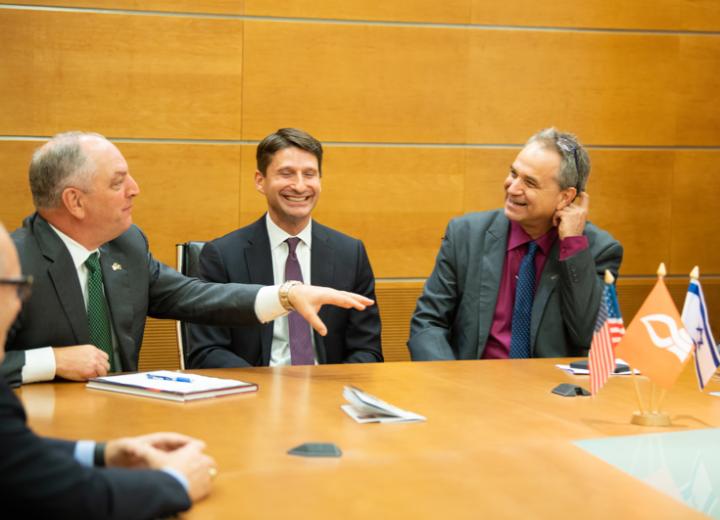 Ben-Gurion U. Signs MOU with the State of Louisiana