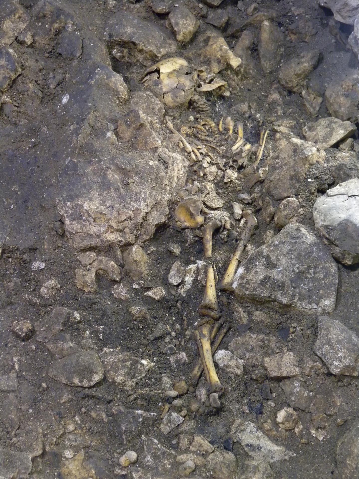 Unusual Cave Burial of the 6-Year-Old Boy