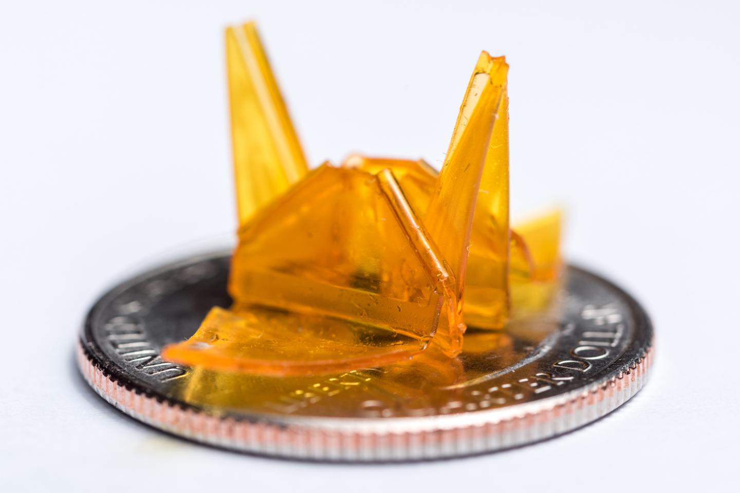 Self-folding Origami Structure