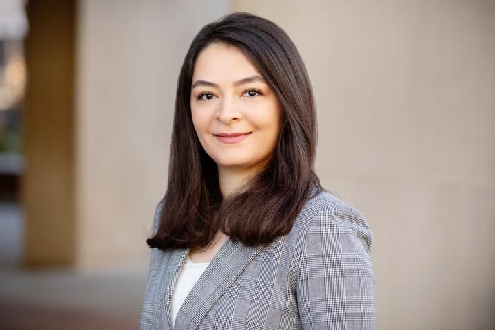 Photo of Bita Fayaz Farkhad, an economist and a postdoctoral researcher in psychology at Illinois.