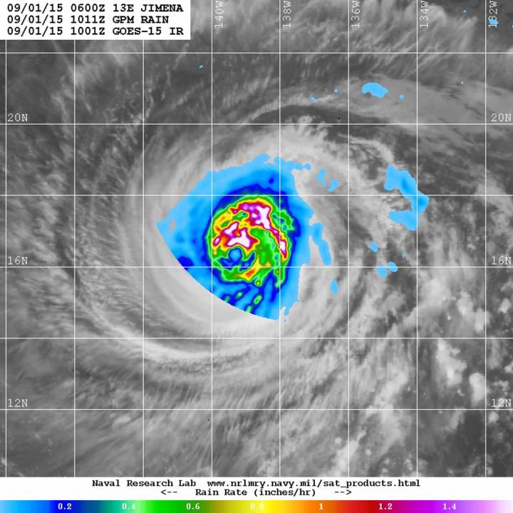 GPM Image of Jimena