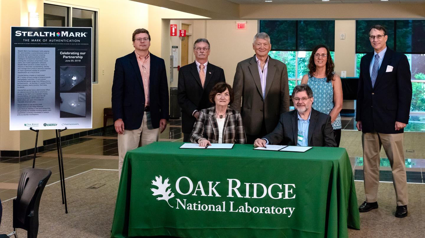 Stealth Mark Licenses ORNL Invisible Micro-taggant for Anticounterfeiting Applications
