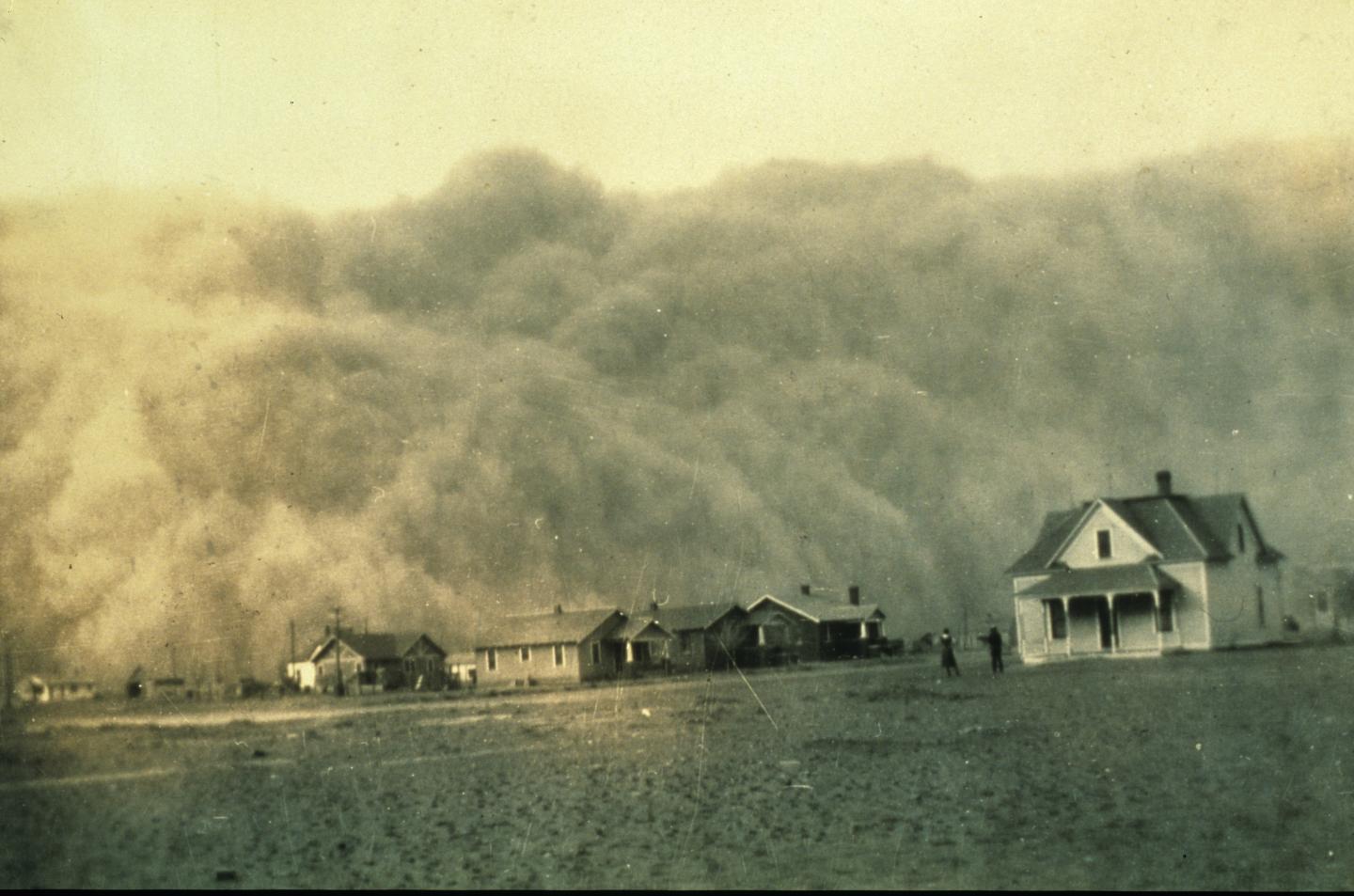 Fierce Dust Storm during Dust Bowl Years
