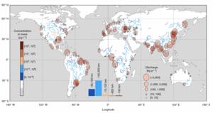 Pesticide concentration map