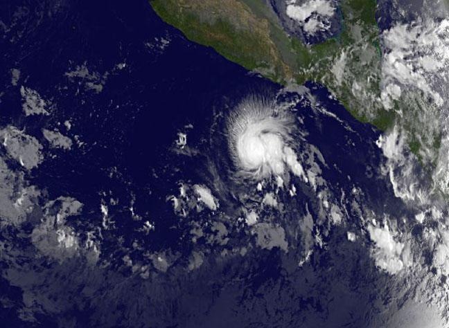GOES-West Image of 21E