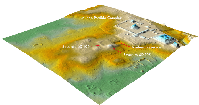 Lidar analysis, Tikal