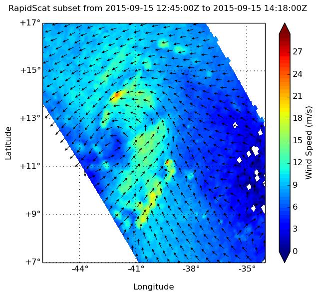 RapidScat Image of TD9