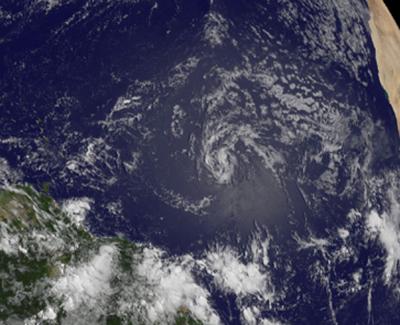 GOES-13 Eyeing System 92L in Atlantic