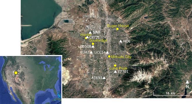 Salt Lake Valley research sites