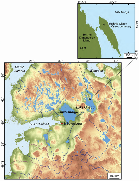 Olenii Ostrov Location