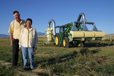 Couple Makes Breakthrough in Native Grass Seed Harvesting