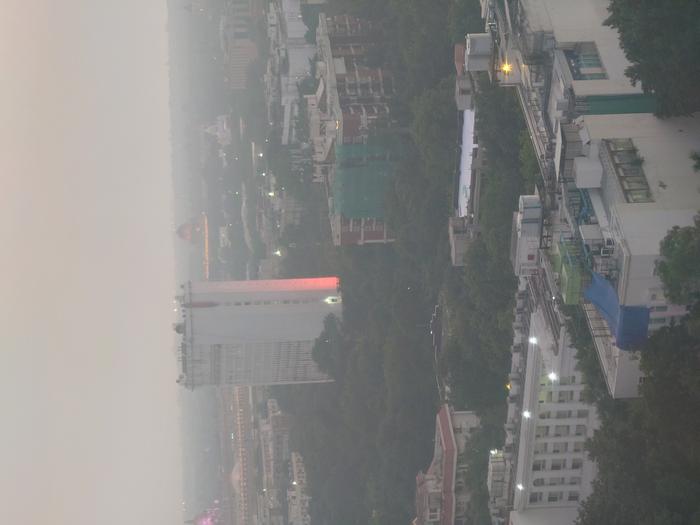 View of the New Delhi capital region from Jawahar Vyapar Bhavan