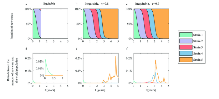 Vaccine distribution and new COVID-19 variants