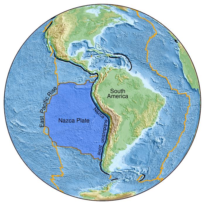 location of ancient seafloor slab