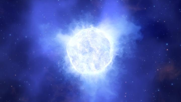 Artist's Impression of the Disappearing Star