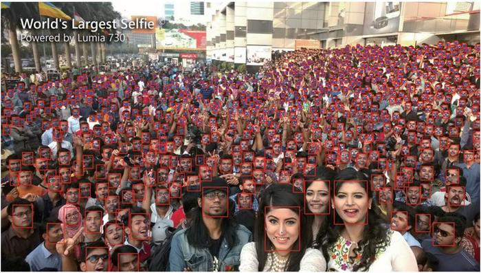 The world′s largest selfie