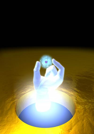 Nanomanipulation of an Artificial Atom