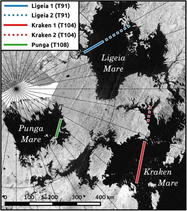 Titan Lakes Map