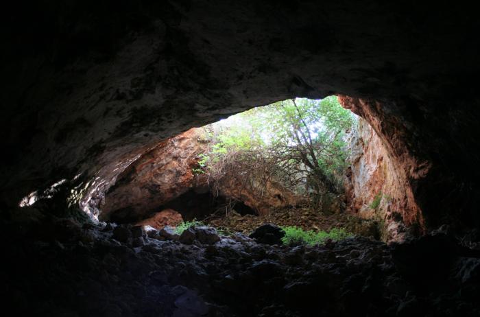 Entrance to the cave. Juan Carlos Vera Rodríguez