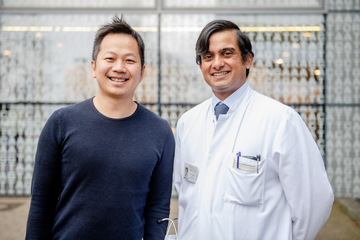 Huu Phuc Nguyen (left) and Deepak Vangala