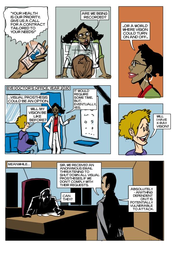 Comic strip based on bioengineering horizon scan - part 2
