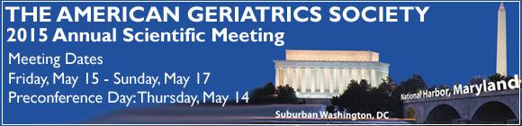 American Geriatrics Society 2015 Annual Scientific Meeting Logo