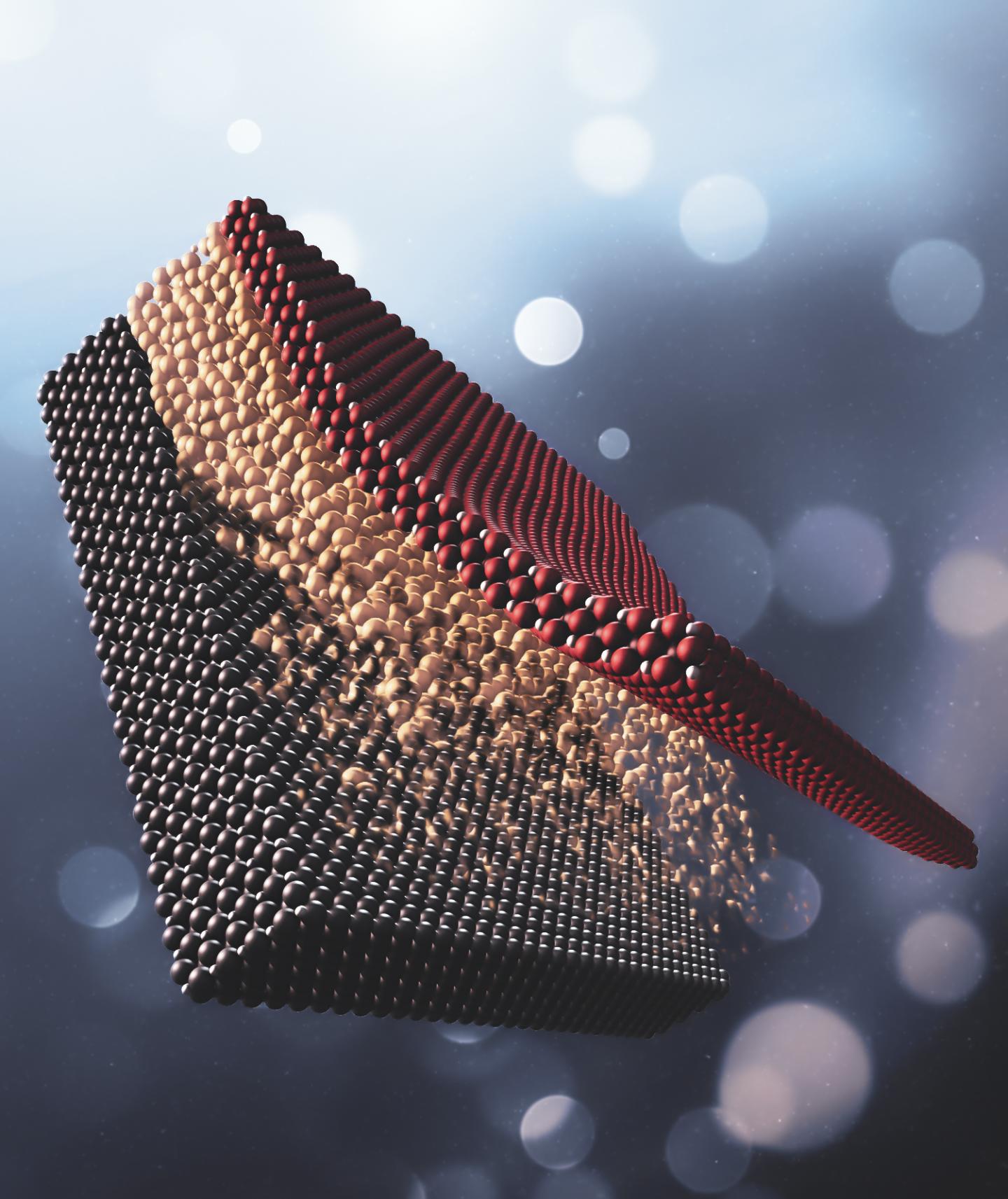 Creating a thin, flexible version of a brittle oxide material