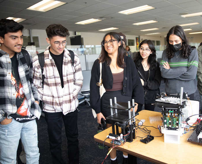 Alisal High students visit UCSC.