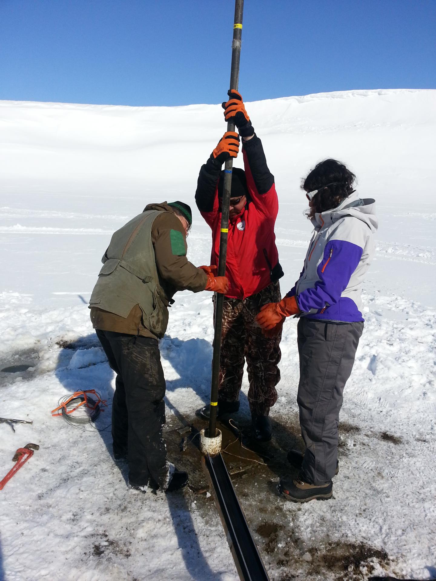 Coring St. Paul, Alaska